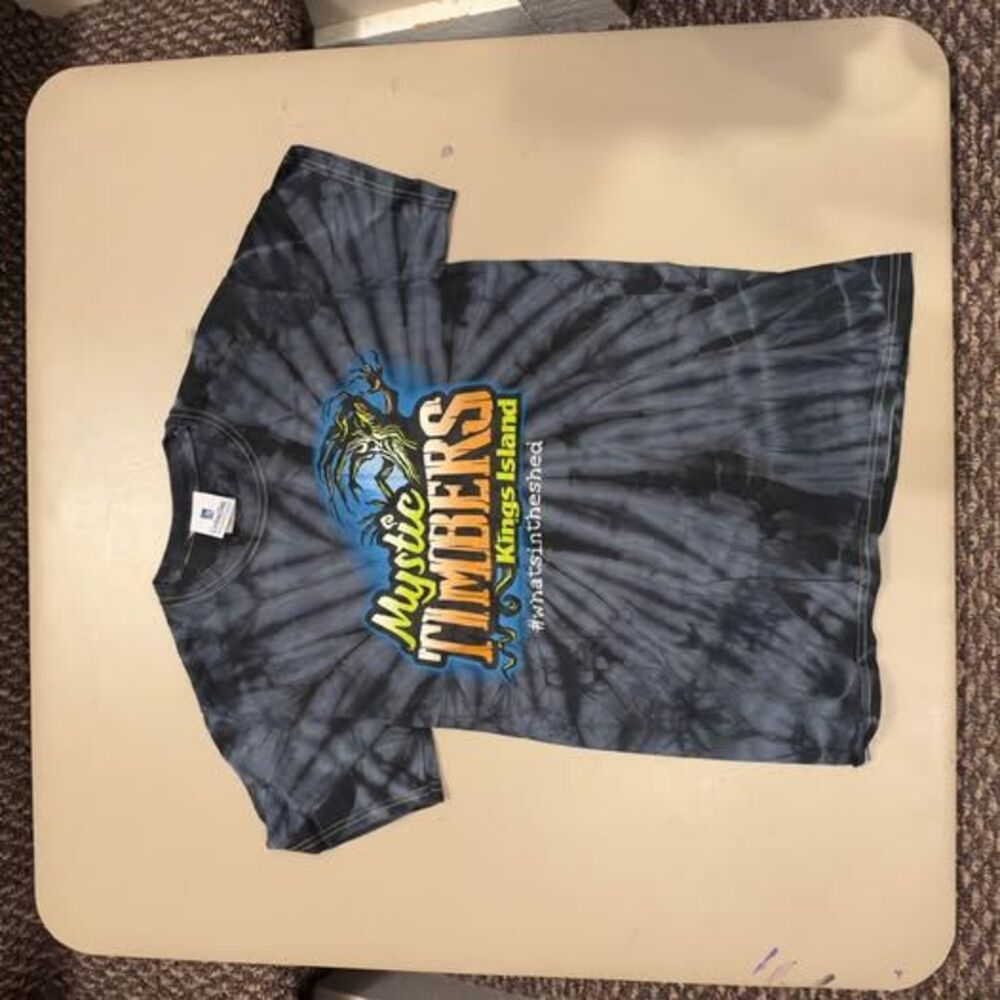 Cedar Fair Kings Island Mystic Timbers Tie-Dye T-Shirt Size Small